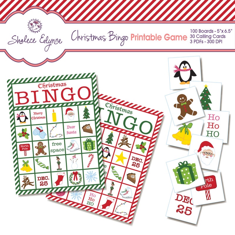 Christmas Bingo - Etsy