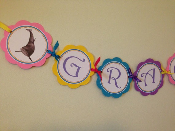 Dolphin Theme Name Banner Il_570xn