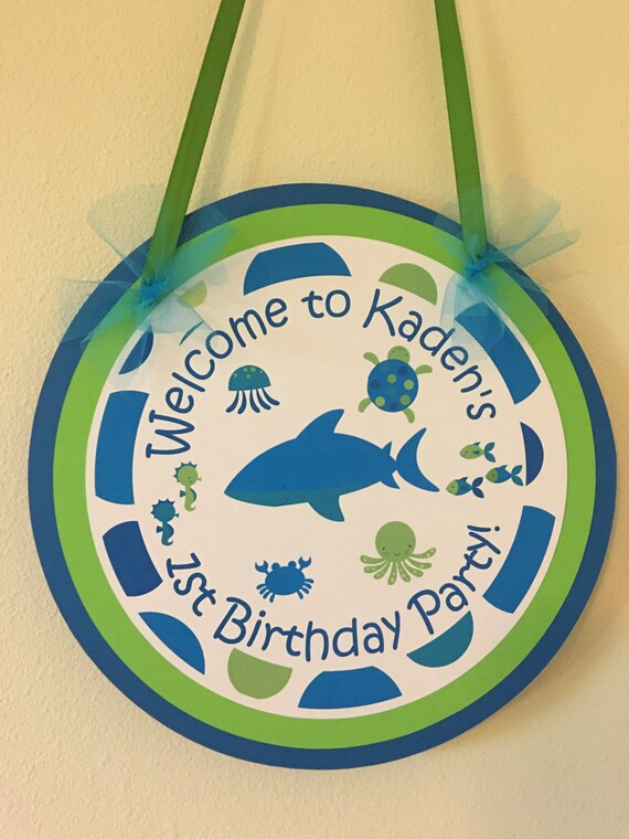 Under The Sea Door Sign Il_570xn