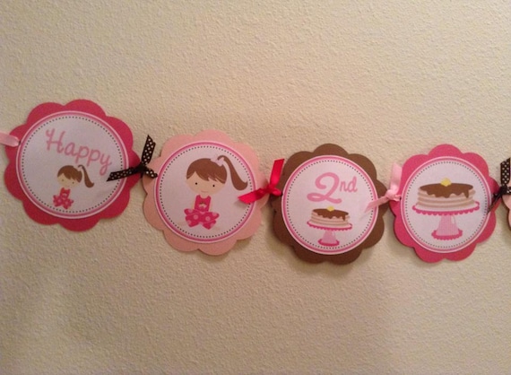 Pancakes and Pajamas Word Birthday Banner Il_570xn