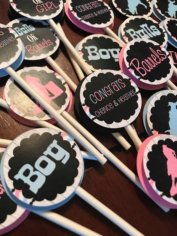 Bulls or Barrels Cupcake Toppers Il_570xn