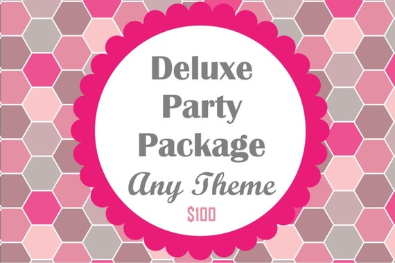Deluxe Party Package- ANY THEME from my shop Il_570xn