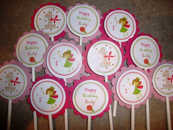 Fairy Princess Cupcake Toppers Il_570xn