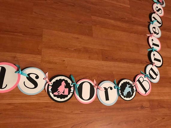 Bulls or Barrels Gender Reveal Banner Il_570xn