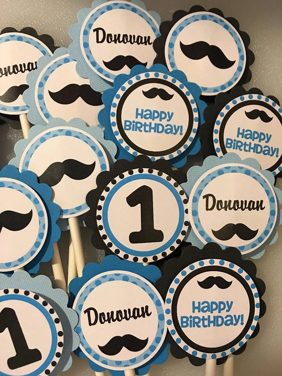 Bowtie Boy Cupcake Toppers Il_570xn