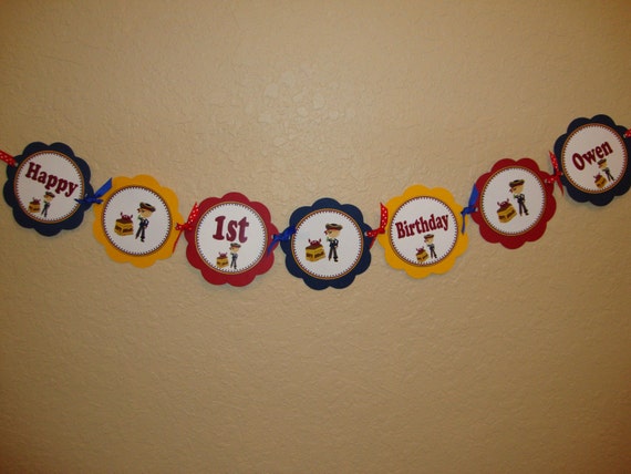 Pirate Boy/Girl Custom Word Banner Il_570xn
