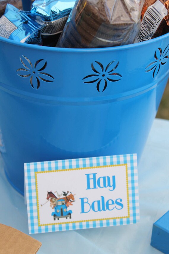 Little Blue Truck Food Tent Cards Il_570xn