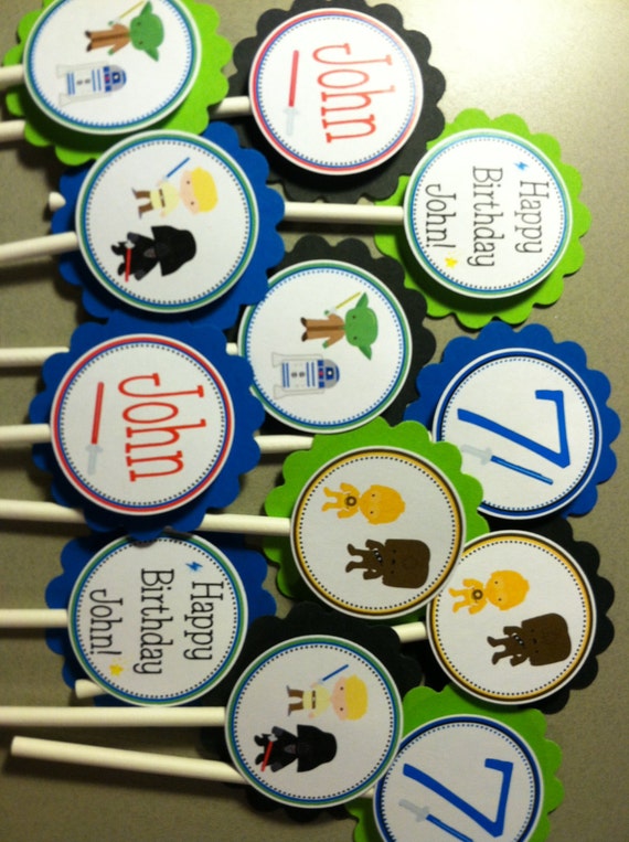 Star Wars Cupcake Toppers Il_570xn