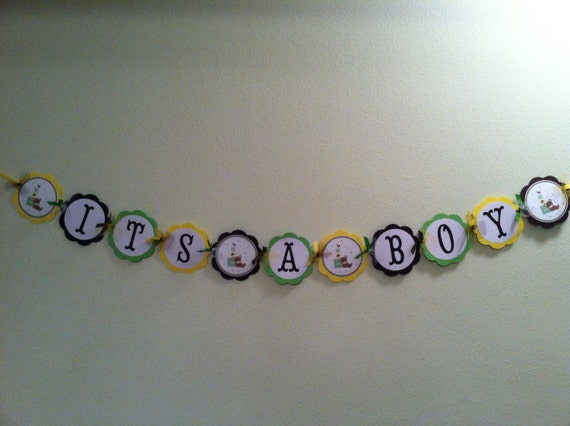 Teddy Bear Baby Shower Banner Il_570xn