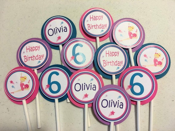 Ballerina Cupcake Toppers Il_570xn