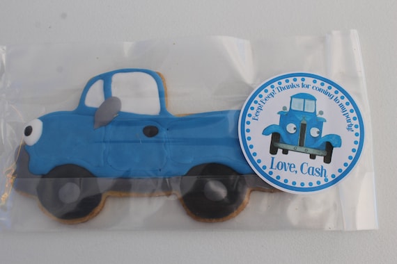 Little Blue Truck Favor Tags or Stickers Il_570xn