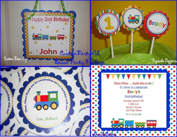 Choo Choo Train Basic Party Package Il_570xn