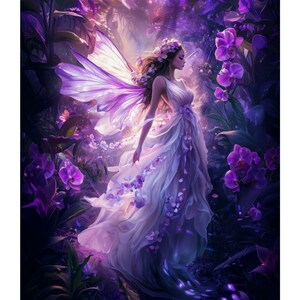 Fairy Dreams Vertical Poster 16 x 20 size, Magical Wall Art, Fantasy Decor, Home Aesthetic, Gift for Fairy Lovers, Enchanted Garden Art