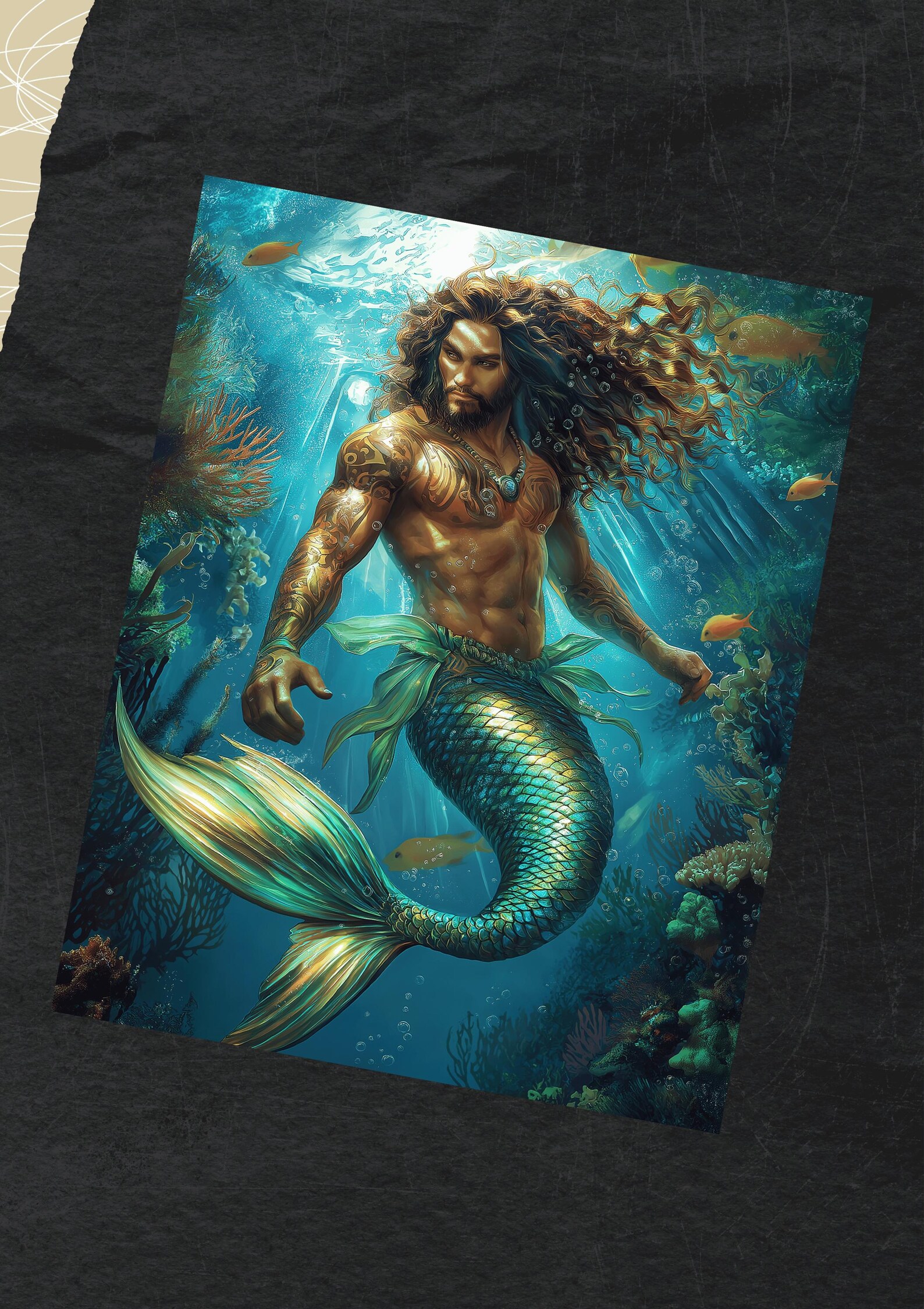 merman-themed-artwork-digital-download-printable-art-for-crafting