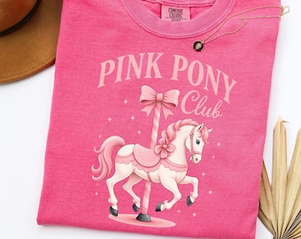 Pink Pony Club PNG : Art T-Shirt Design Sublimation PNG File Digital Download