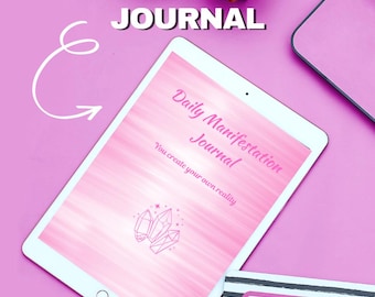 Digital Manifestation Journal: Gesetz der Anziehungskraft Planer (Digitaler Download)