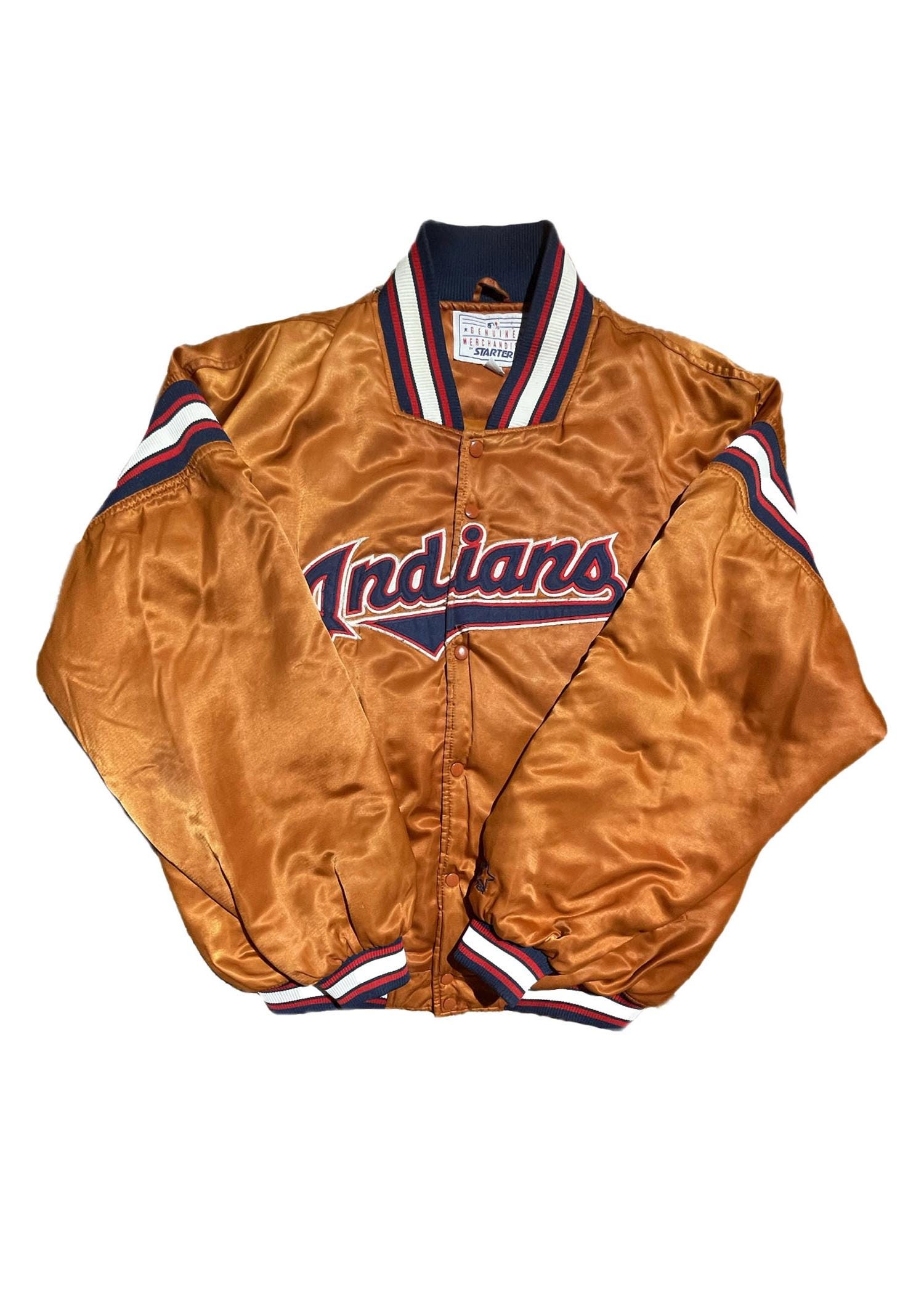 Cleveland Indians レザージャケット M Cleveland Indians Baseball