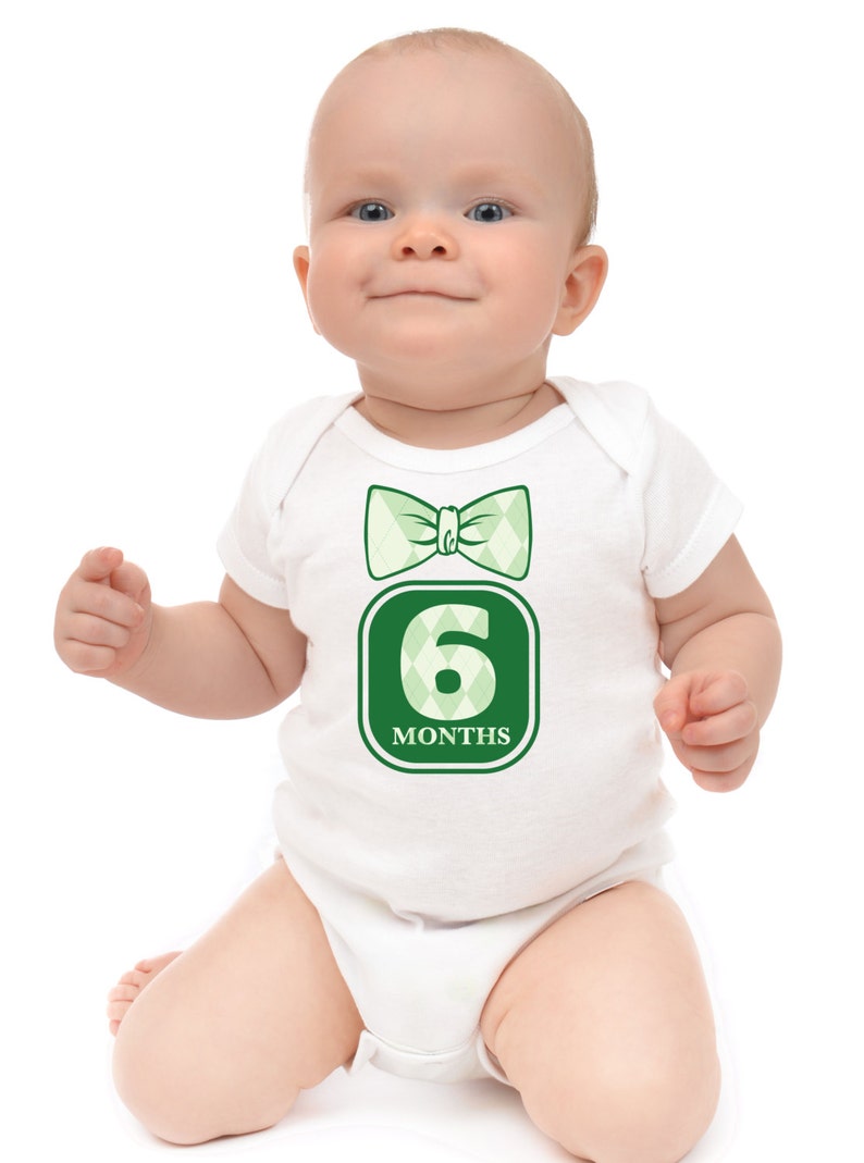 Unique Baby Monthly Onesies 12 Month Set of Onesies Perfect Etsy