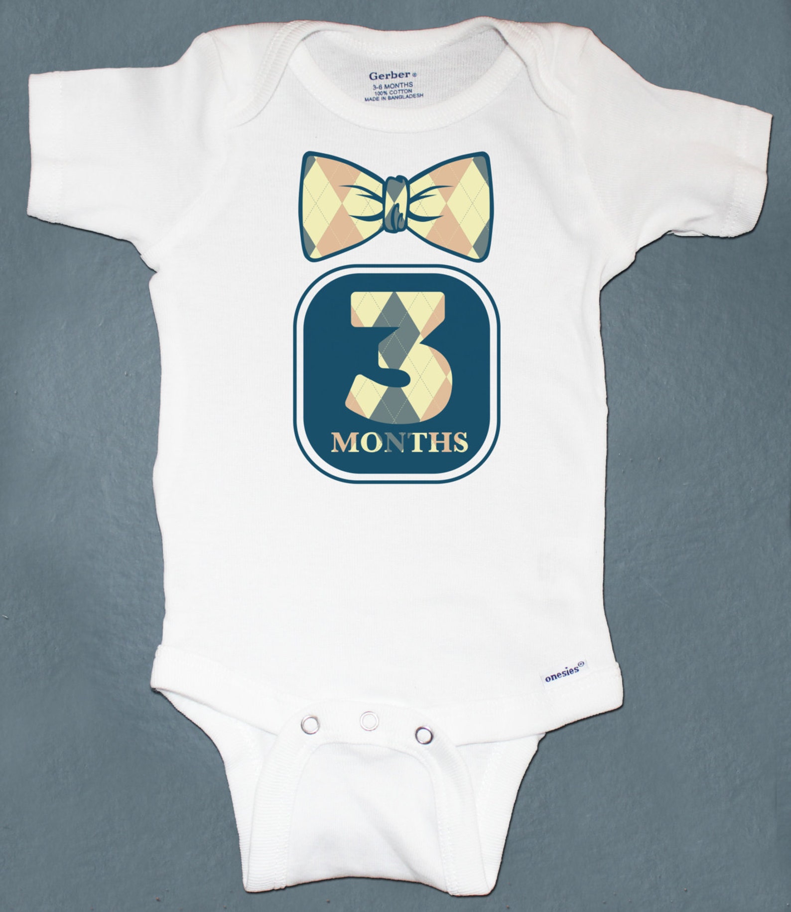 Unique Baby Monthly Onesies 12 Month Set of Onesies Perfect Etsy