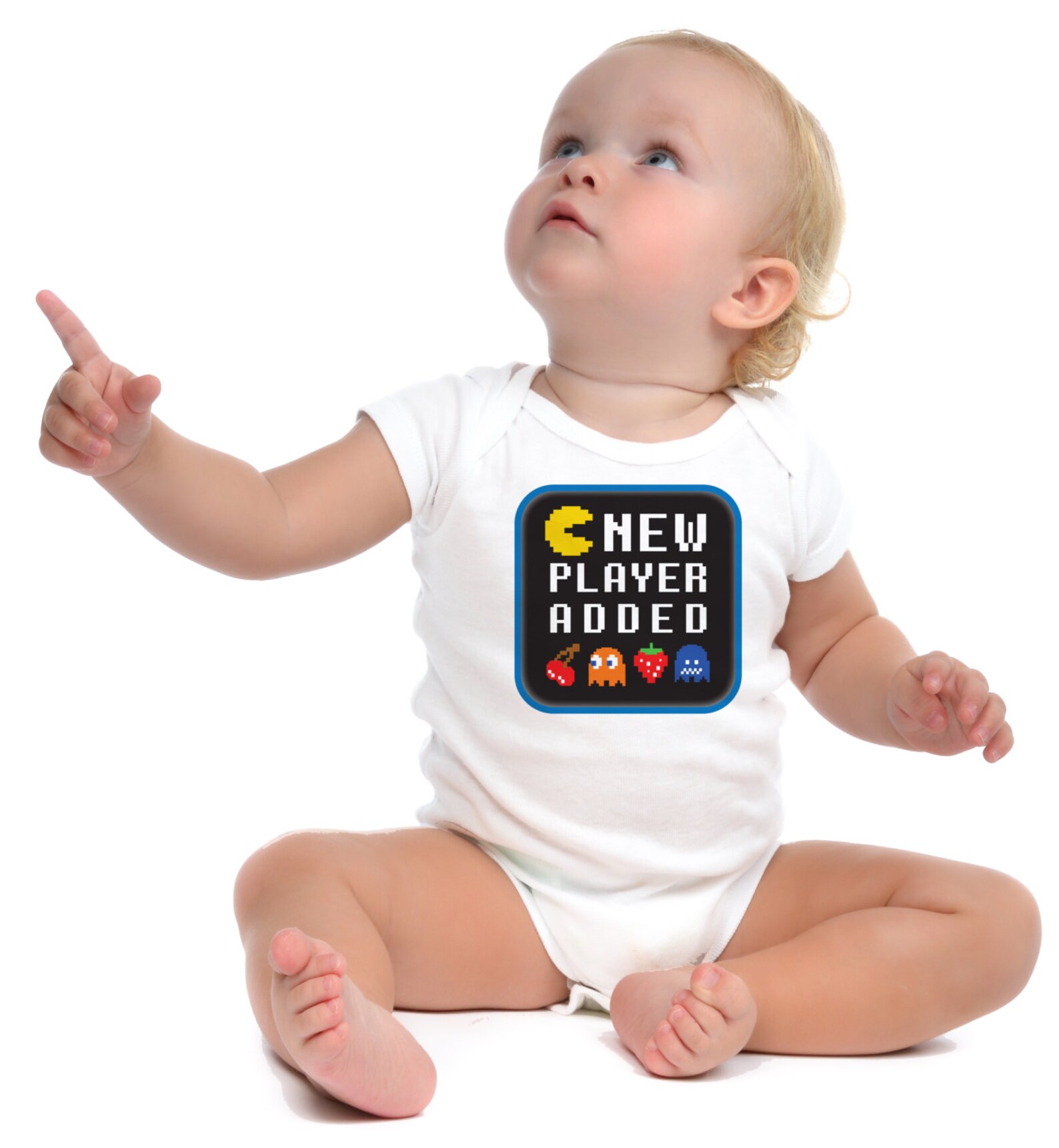 New Player Added Funny Gamer Baby Onesie New Born Baby Gift Etsy