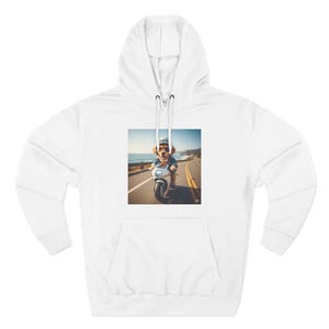 Dog Lover&#39;s Three-Panel Fleece Hoodie | Cozy Pet-Themed Sweatshirt, Gift for Dog Owners, Casual Wear, Unique Dog Apparel