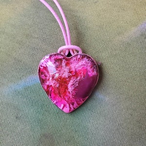 Pink Heart Pendant #1