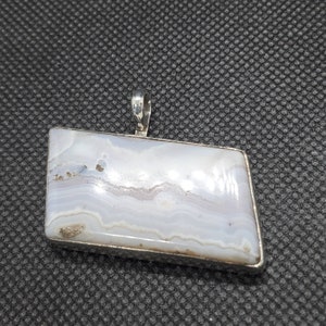 Polar Bear Agate Pendant