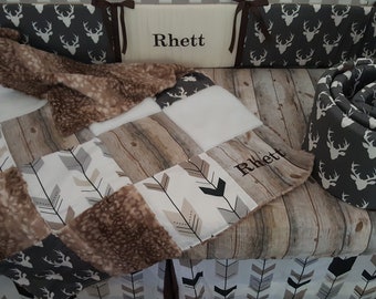 baby boy bedding deer