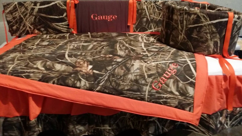 camo crib bedding set