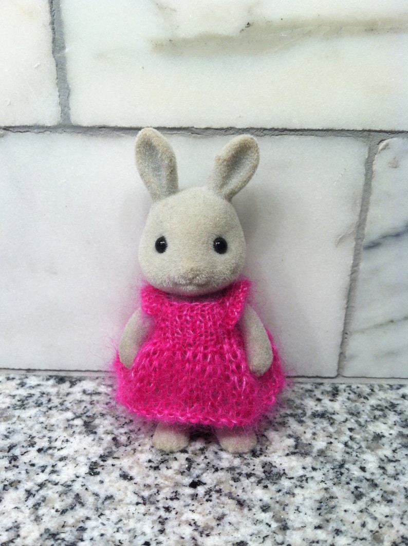 Knitting pattern Calico Critter Dress | Etsy