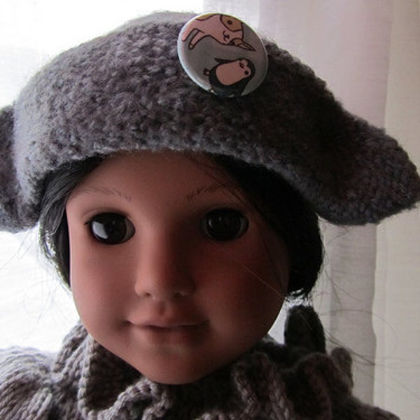 Knitting Pattern- Tricorn Hat for 18 inch doll