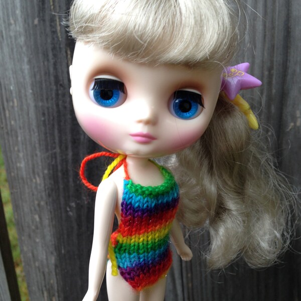 Knitting pattern- Swimsuit for Middie Blythe