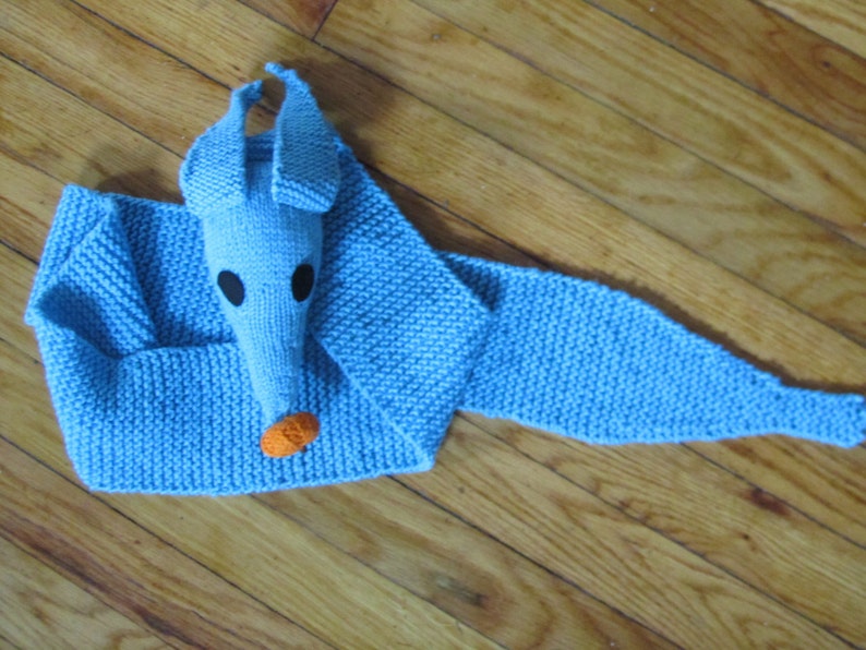 Knitting Pattern Zero Scarf Etsy