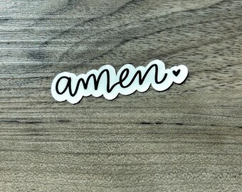 Amen -  Vinyl Sticker
