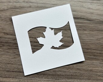 Canadian Maple Leaf Flag Stencil PNG