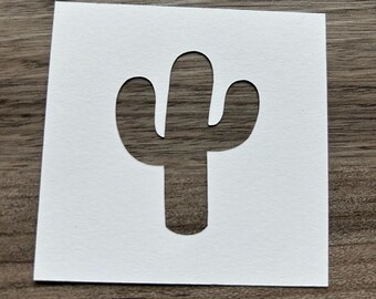 Cactus Stencil PNG