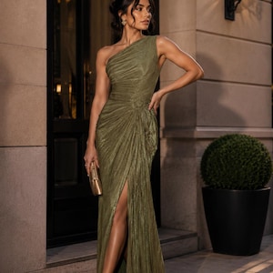 dark olive green wedding guest dress Green Olive Bridesmaid Dresses