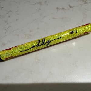 Softball Glitter Pen: Refillable Gel Ink - Coach/Player Gift image 6
