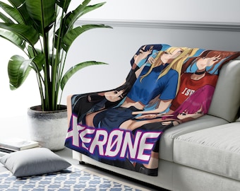 K-pop Xerone Sherpa Fleece Blanket