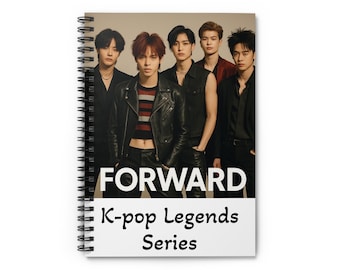 K-pop Forward Spiral Notebook - Ruled Line
