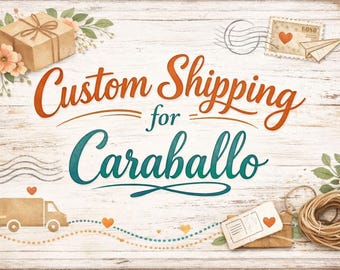 Custom Shipping label for Caraballo