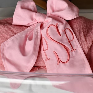 Monogrammed Swaddle Sash: Personalized Newborn Photo Prop