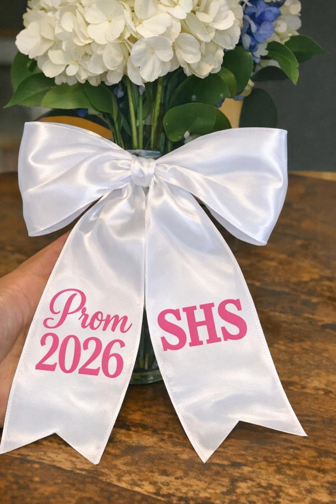 SATIN Vinyl Monogram Ribbon - Prom/homecoming/hoco/school Dance - Etsy