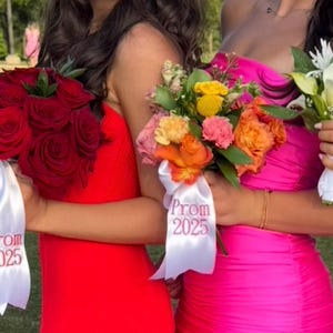 Grosgrain Monogram Ribbon - Prom/Homecoming/HOCO/School Dance