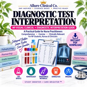 Diagnostic Test Interpretation | NP Lab & Imaging Quick Reference | Cbc CMP Thyroid UA Red Flags Clinical Guide pdf