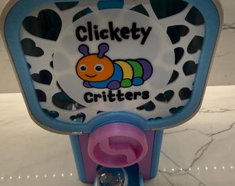 Letrero con logotipo impreso en 3D personalizado / Placa comercial para máquina expendedora