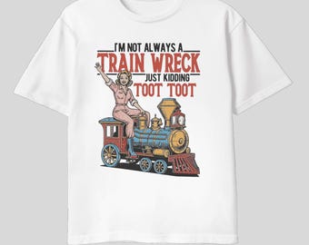 Camiseta divertida de mujer "Descarrilamiento de tren" - Regalo humorístico