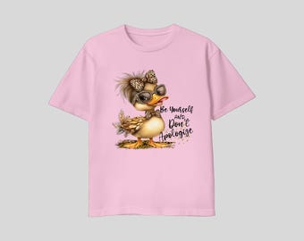 Camiseta Diva Duck "Sé tú mismo y no te disculpes"