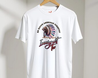 Immigrant Too Shirt, Patriotic Graphic Tee, American Pride T-Shirt, Freedom Shirt, USA Gift, Unisex Soft Tee