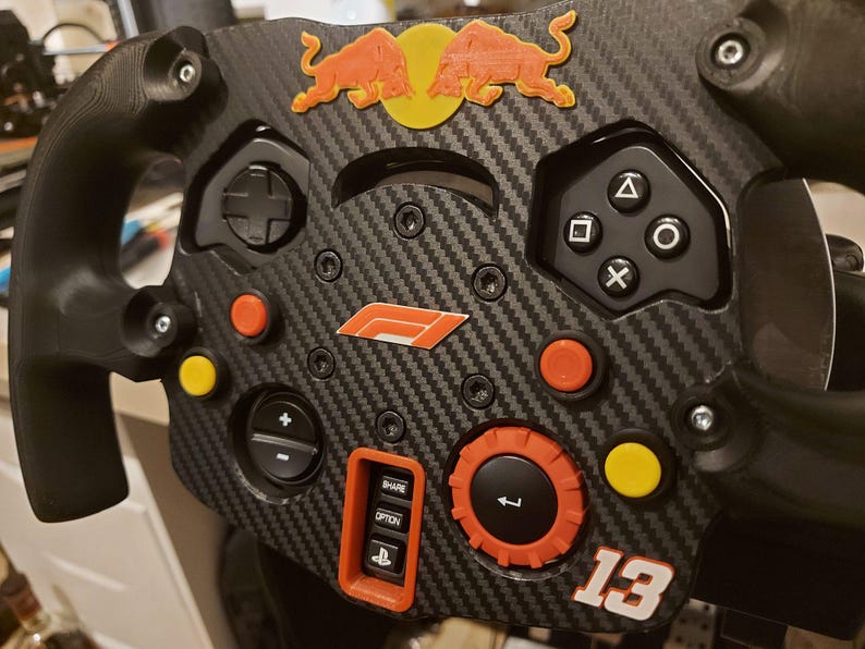 Logitech G29 - F1 Steering Wheel Red Bull Mod - Etsy UK